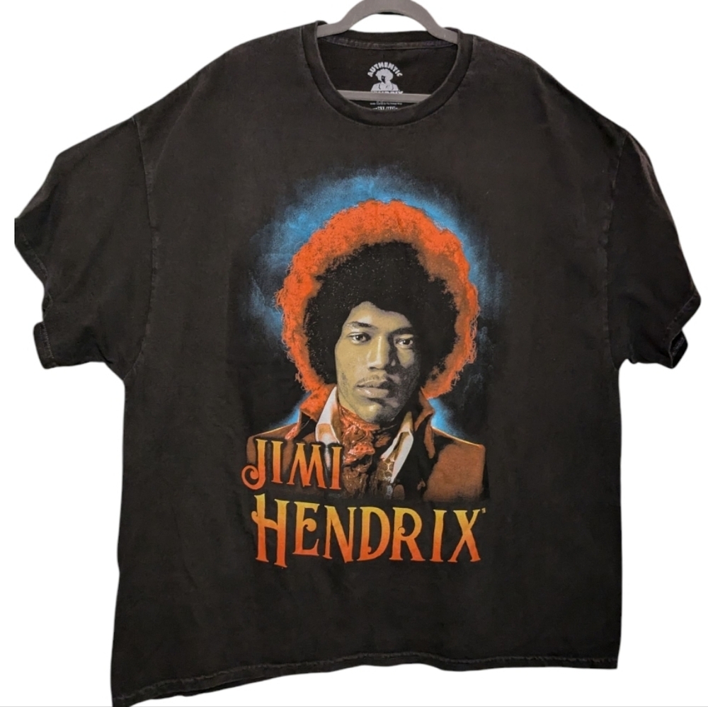 Jimi Hendrix Graphic T-Shirt - Black Men's 2X EUC - Picture 3 of 4